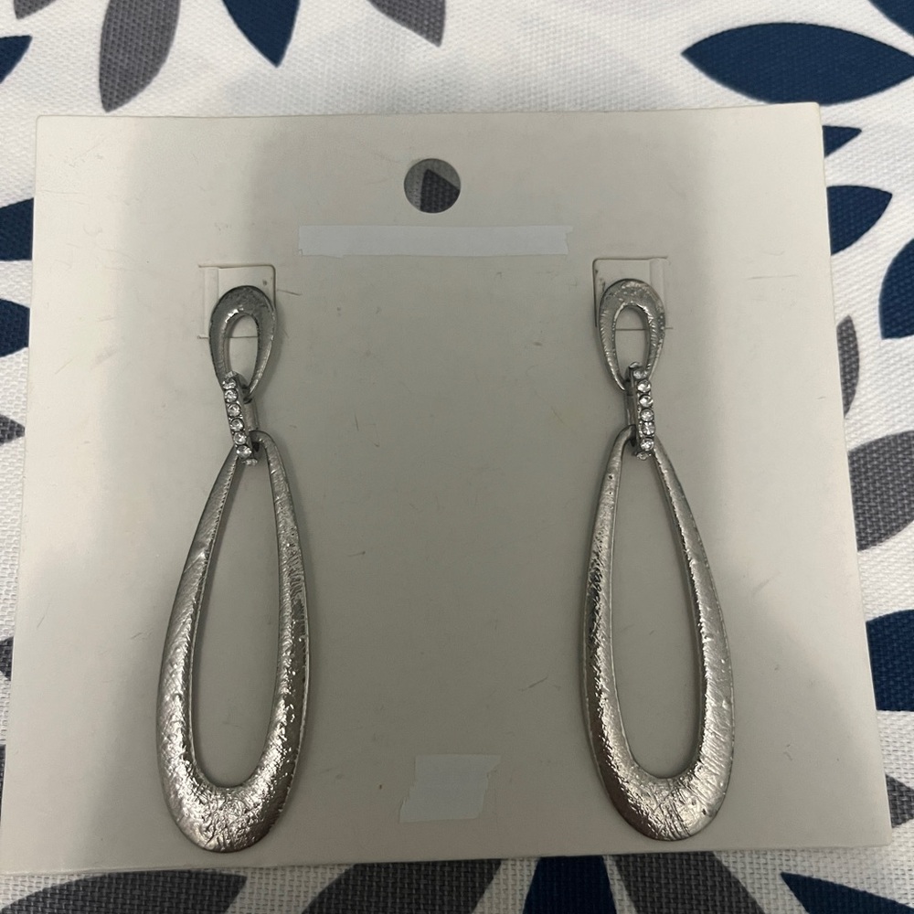 Elegant Silver Drop Earrings